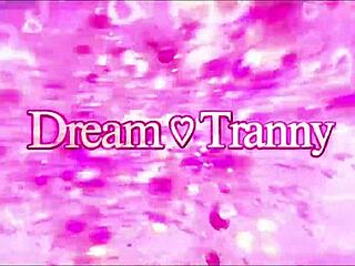 Hanna Rios, small-titted tranny, gets her cock stuffed deeply