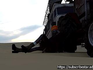 Scarlet Slams Big Cock Deep Into Anna’s Sexy Ass