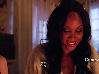 Two Girls Use Hitachi to Help Ghost Cross with Lana, August Skye, Penny Barber in Wild Cuntsway.