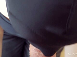 Slow POV blowjob by hot MILF with cum swallow