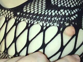 Horny Blonde Deepthroats Monster Cock in Kitchen Creampie