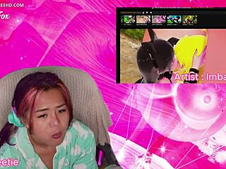 anime babes inflating, exotiqfox goonin with solo hentai reaction