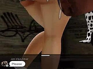 big booty latina bitch twerks at party with jerk off instructions