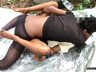 18 Year Old Explores Wild Jungle Encounter with Lover