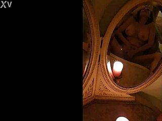 Masturbating in Vintage Mirrors