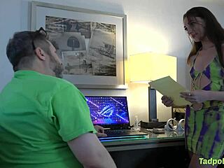 Tiana Blow Offers Coach Tadpole Wet Missionary Sex in Heels