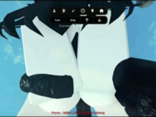 Emo slut gets fucked hard in roblox condo with big ass and tits