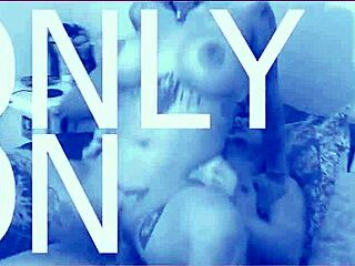 a hot redhead pleasures herself on her friend's bed