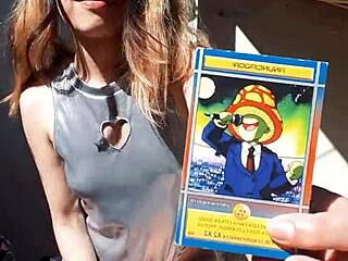 Bonneyuwu in cute cosplay outdoors