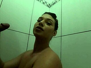 sensual bath with nicest brunette