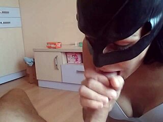 Milf Hot Wife Makes Deep Blowjob