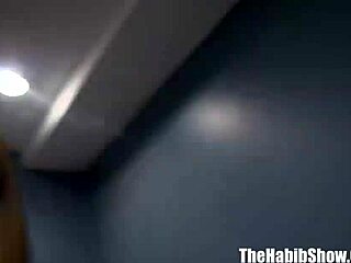 18yr Carmel Chocolate Freak Takes Hard Pussy Banging in Raw Group Reality Hood Scene