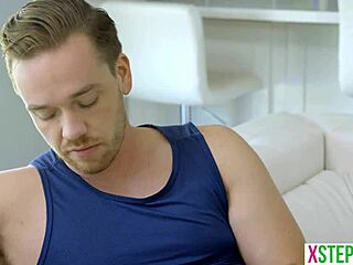 My tight teen 18+ stepsister needed help stretching before a wild doggystyle bang.