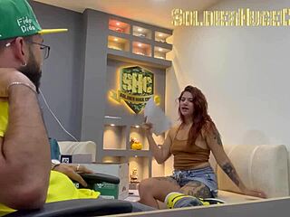 Friend Helps Organize Papers Then We Fuck