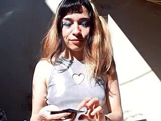 Bonneyuwu in cute cosplay outdoors