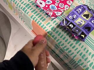 Hey, pervert stepdad rubs his dick on stepdaughter's panties then fucks her till he cums?