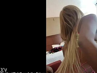 latina stripper desiree lopez rips clothes for tight pussy creampie