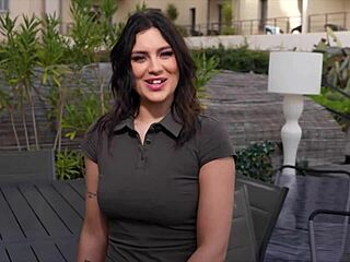 Laury, you hot slut, getting lifted by two guys!