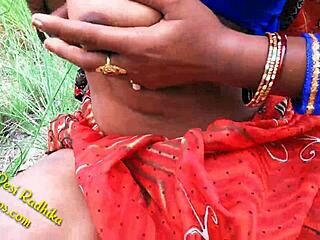 Indian Couple Enjoys Wild Sex In The Jungle Forest Outdoors!