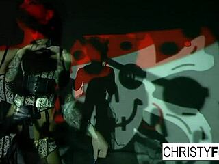 christy mack as the pirate explores her amazing features