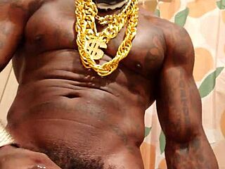 worshipping that huge hairy black cock with hallelujah johnson