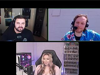 Gamer Girl Dates Michael on Live Air