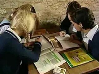European student dressed as an Italian maid