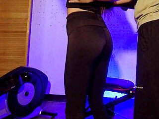 your wife starts her first gym session with a personal trainer