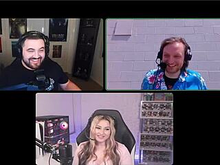 Gamer Girl Dates Michael on Live Air