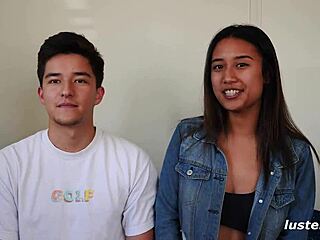 isla undresses and submits to hardcore couple sex