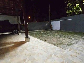 Pizza Delivery Raquel Sits and Receives in the Back