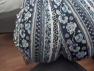 Cute Babe Bounces Big Ass on Cock While Dressed.