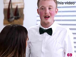 hot cougar mother-in-law swaps in garage, not with son