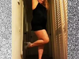 Blonde Mature Goddess In Heels Dancing Erotically