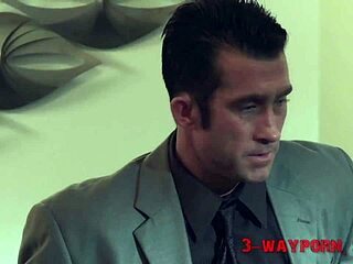 madelyn marie and jennifer dark share a monster cock in steamy group action