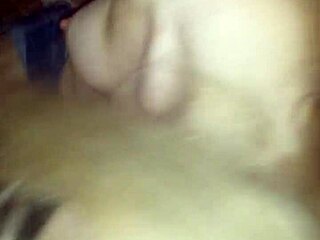 Sexy redhead girlfriend gives intriguing blowjob