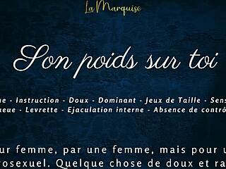 French Audio Story: His Weight on You