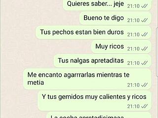 Latina Lady on Phone Begs for More Action in Secret Web Chat Part 2