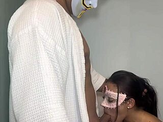 Wow! Banging Married Brazilian Chick All Over Bathroom with Wild Choking!