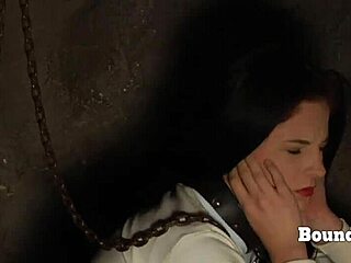 Sensual Tight Lesbian Slave Moans Loud from Fingering and Kissing with Madame