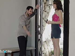 Slender brunette pounded in missionary and doggystyle