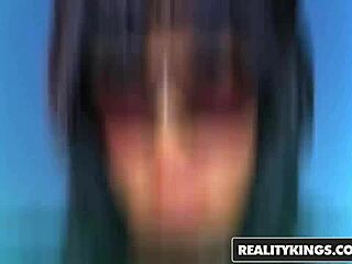 Austin Cole and Nadia Jay are getting naughty in this round and brown reality scene, she's such a hot ebony mommy!