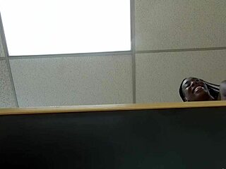 Raven May performs sucking and choking deepthroat blowjob on black cock in interracial pov casting