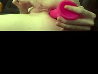 horny british slut gives wild girlfriend experience with college toy play