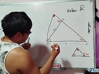 Wow, asian teacher teaches sexual math in bedroom!