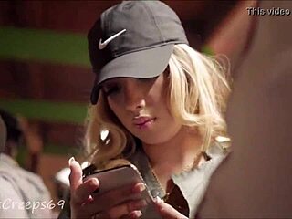 Latina bubble butt spied in see-through leggings at concert