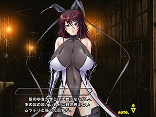 in this anime game, mizuki shiranui faces big challenges with her ass and tits