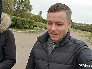 I picked up a cute girl on the street for hotel sex