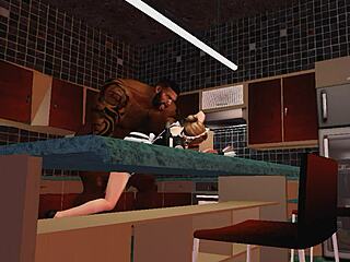 duane brown's maid scores big with interracial twist