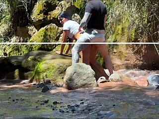 i feel so naughty with outdoor colombian homemade doggystyle